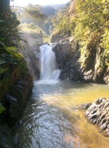 Waterfall above Quimixto
